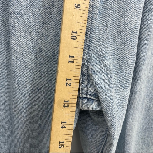 PacSun 32x27 pleated jeans light wash - Picture 8 of 11